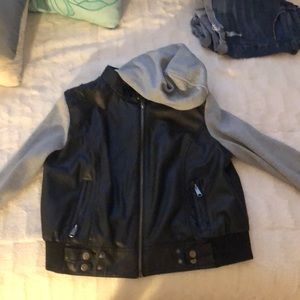 let her and soft sleeve jacket